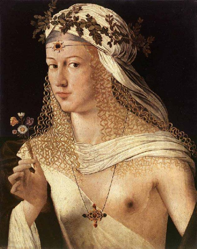 BARTOLOMEO VENETO Portrait of a Woman oil painting image